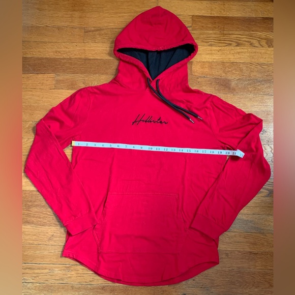 Hollister Lightweight Hoodie Long Sleeve T-shirt - Picture 2 of 10